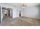 This spacious bedroom features neutral carpet and ensuite bathroom access at 3221 Epson St, Las Vegas, NV 89129