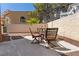 Patio featuring a table and chairs on a concrete pad at 3221 Epson St, Las Vegas, NV 89129