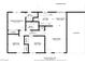 Detailed floor plan showcasing the layout, dimensions, and spatial relationships within the home at 4829 Hot Springs Ave, Las Vegas, NV 89110