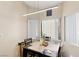 Dining room features modern lighting and a cozy atmosphere for meals at 5052 S Rainbow Blvd # 201, Las Vegas, NV 89118