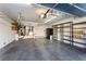 Spacious garage with ample storage, utility sink, and modern fixtures at 517 Chance Cove Dr, Henderson, NV 89052