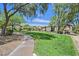 Inviting community green space with mature trees, gazebo and seating, ideal for gatherings at 6868 Sky Pointe Dr # 1107, Las Vegas, NV 89131