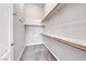 Walk-in closet with carpet and shelving at 8805 Jeffreys St # 1048, Las Vegas, NV 89123