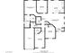Detailed floor plan showcasing the layout with bedrooms, kitchen, living areas, and total approximate living space at 925 Mandolin Way, North Las Vegas, NV 89032