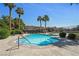 Inviting community pool and sundeck area, perfect for relaxation and recreation at 9270 Apache Springs Dr, Las Vegas, NV 89117