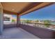 Spacious balcony offers open air lounging with stunning views and wrought iron railings at 10342 Kesington Dr, Las Vegas, NV 89135