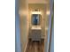 Stylish bathroom featuring a modern vanity, updated fixtures, and a well-lit mirror at 1809 Lamplighter Ln, Las Vegas, NV 89104