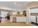 Open kitchen featuring stainless steel appliances, granite counters, and white cabinets at 2217 Merrimack Valley Ave, Henderson, NV 89044