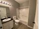 Full bathroom features a vanity, toilet, and shower-tub combo at 4730 E Craig Rd # 1149, Las Vegas, NV 89115