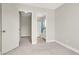 Bedroom with entry to bath and closet at 5200 Paradise Skies Ave, Las Vegas, NV 89156