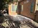 Backyard featuring a concrete patio and low-maintenance gravel landscaping at , Las Vegas, NV 89178