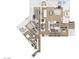 Detailed floor plan showcasing the layout of this spacious home at 11660 Summit Club Dr # 204, Las Vegas, NV 89135
