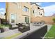 Virtual Staging: Spacious backyard with patio seating, dining area, and landscaped area at 11676 Midnight Melody Ave, Las Vegas, NV 89138
