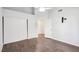 Spacious bedroom featuring wood floors and closet at 1911 Hobson Dr, Henderson, NV 89074