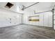 Spacious garage with custom shelving and storage cabinets at 1911 Hobson Dr, Henderson, NV 89074