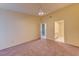 Neutral bedroom with carpet flooring, walk in closet and attached bathroom at 2352 Pickwick Dr # 85, Henderson, NV 89014