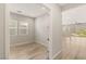 Home office featuring natural light, hardwood floors, and an open doorway to the living space at 3391 Stone View Ave, Henderson, NV 89044