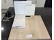 Interior design samples showing off a white cabinet, light countertop and plank at 3697 Alla Rocca Ave, Henderson, NV 89044