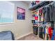 Walk-in closet features ample storage and organization space at 405 Box Elder Way, Henderson, NV 89015