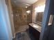 Stylish bathroom featuring glass shower and granite countertop at 9000 Las Vegas Blvd # 2101, Las Vegas, NV 89123