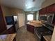 Updated kitchen with a view, featuring stainless steel appliances and granite countertops at 9000 Las Vegas Blvd # 2101, Las Vegas, NV 89123
