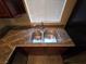 Double basin kitchen sink with modern fixtures and granite countertops at 9000 Las Vegas Blvd # 2101, Las Vegas, NV 89123