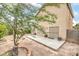 A view of the back of the house from the backyard patio at 9626 Grapeland Ave, Las Vegas, NV 89148
