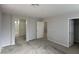 This is a bedroom featuring two open doorways at 10449 Forked Run St, Las Vegas, NV 89178