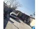 The backyard has a car and a place to sit at 2315 Perliter Ave, North Las Vegas, NV 89030