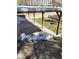 Stairs leading from a backyard to a back porch at 2784 Belcastro St, Las Vegas, NV 89117