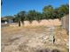 Backyard with block wall and chain link fencing, offering privacy and potential at 2784 Belcastro St, Las Vegas, NV 89117