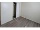 Bedroom closet features new gray flooring and ample storage at 2784 Belcastro St, Las Vegas, NV 89117