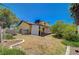 Spacious backyard featuring patio and desert landscaping at 4280 Cicada Way, Las Vegas, NV 89121