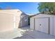 Two exterior storage sheds, offering ample space for tools and outdoor equipment, are included at 5193 N Miller Ln, Las Vegas, NV 89149
