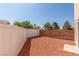 Fully fenced in backyard that requires little to no maintenance at 5402 Shady Lair Ct, North Las Vegas, NV 89031