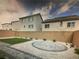 The backyard boasts a patio and low-maintenance landscaping at 5888 Becklow Gardens Ave, Las Vegas, NV 89141