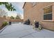 Private backyard featuring a pool and patio, ideal for outdoor relaxation and entertainment at 6519 Summershade St, North Las Vegas, NV 89086