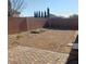 Spacious backyard offering potential for customization and outdoor enjoyment at 7112 Whitford St, Las Vegas, NV 89166