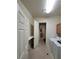 Spacious laundry room with washer, dryer and built in desk area at 7728 Villa De La Paz Ave, Las Vegas, NV 89131