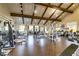 Large, well-equipped gym featuring weight machines and wooden floors at 8 Reflection Cove Dr, Henderson, NV 89011