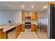 This home features stainless steel appliances and a spacious kitchen layout at 8255 Las Vegas S Blvd # 1414, Las Vegas, NV 89123