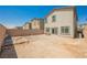 Expansive backyard featuring a blank canvas for creating a personalized outdoor oasis at 8278 Palladium St, Las Vegas, NV 89113