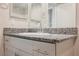 Bathroom featuring granite vanity with stainless steel hardware at 8278 Palladium St, Las Vegas, NV 89113