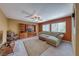Living room with sofa and book shelving at 8914 Termoli St, Las Vegas, NV 89123