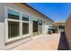 Brick paved backyard patio, ideal for outdoor seating at 901 Allister Fields Ln, Las Vegas, NV 89138