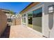 Private back patio with brick pavers providing a relaxing outdoor space at 901 Allister Fields Ln, Las Vegas, NV 89138