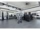 Well-equipped gym with weight machines, mirrors, and ample space at 901 Allister Fields Ln, Las Vegas, NV 89138