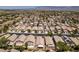 Panoramic aerial view of the property, neighborhood, and cityscape beyond at 9017 Iron Hitch Ave, Las Vegas, NV 89143