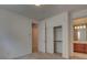 Spacious bedroom features natural lighting, an open closet, and an ensuite bathroom at 10829 Ickworth Ct, Las Vegas, NV 89135