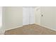 Comfortable bedroom with neutral paint and carpet, featuring sliding closet doors at 11076 Zampino St, Las Vegas, NV 89141